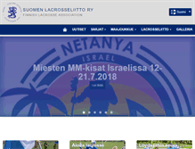Tablet Screenshot of lacrosse.fi